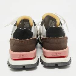 Pre Owned Axel Arigato Tricolor Mesh and Canvas Sonar Low Top Sneakers Size 44