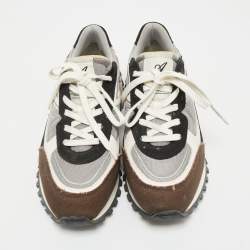 Pre Owned Axel Arigato Tricolor Mesh and Canvas Sonar Low Top Sneakers Size 44