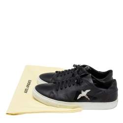Axel Arigato Black Leather Lace Up Sneakers Size 42