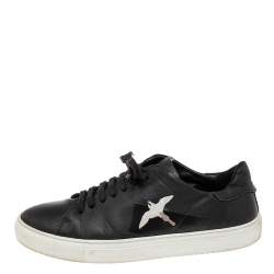 Axel Arigato Black Leather Lace Up Sneakers Size 42