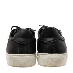 Axel Arigato Black Leather Lace Up Sneakers Size 42