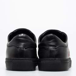 Axel Arigato Black Leather Clean 90 Bee Bird Low Top Sneakers Size 44