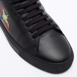 Axel Arigato Black Leather Clean 90 Bee Bird Low Top Sneakers Size 44