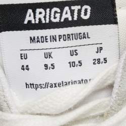 Pre Owned Axel Arigato Tricolor Suede, Canvas and Leather Low Top Sneakers Size 44