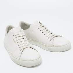Axel Arigato White Leather Clean Low Top Sneakers Size 41