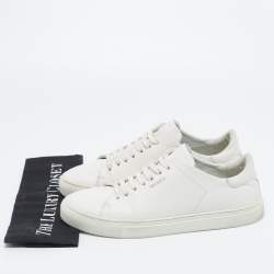 Axel Arigato White Leather Clean Low Top Sneakers Size 41