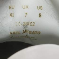 Axel Arigato White Leather Clean Low Top Sneakers Size 41