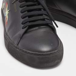 Axel Arigato Black Leather Clean Bird Low Top Sneakers Size 46