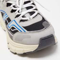 Axel Arigato Grey/Black Micro Mesh and Leather Marathon R Trail Low Top sneakers Size 43
