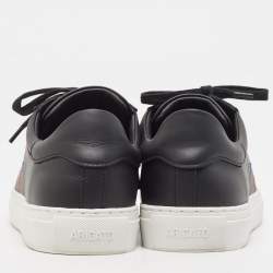 Axel Arigato Black Leather Low Top Sneakers Size 40