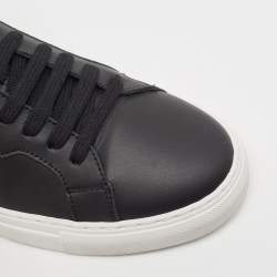 Axel Arigato Black Leather Low Top Sneakers Size 40