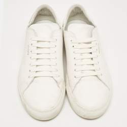 Axel Arigato White Leather Low Top Sneakers Size 43