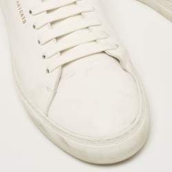 Axel Arigato White Leather Low Top Sneakers Size 43