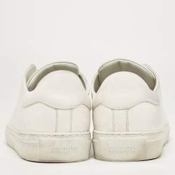 Axel Arigato White Leather Low Top Sneakers Size 43