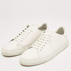 Axel Arigato White Leather Low Top Sneakers Size 43
