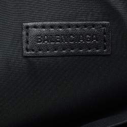 Balenciaga Blue Quilted Nylon Explorer Laptop Case
