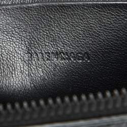 Pre Owned Balenciaga Black Leather Neo Classic Clutch
