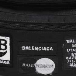 Balenciaga Black Nylon Explorer Belt Bag