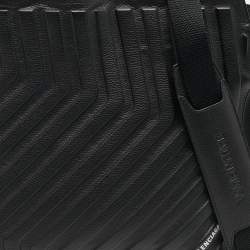 Pre Owned Balenciaga Car East West M Black Embossed Leather Tote