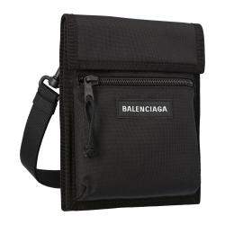 Balenciaga Black Nylon Explorer Crossbody Bag