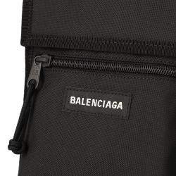 Balenciaga Black Nylon Explorer Crossbody Bag