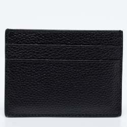 Pre Owned Balenciaga Black Leather Neo Classic Card Holder