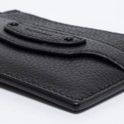 Pre Owned Balenciaga Black Leather Neo Classic Card Holder