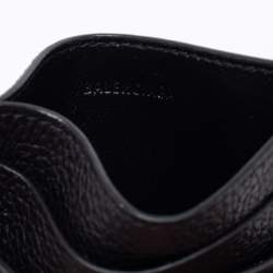 Pre Owned Balenciaga Black Leather Neo Classic Card Holder