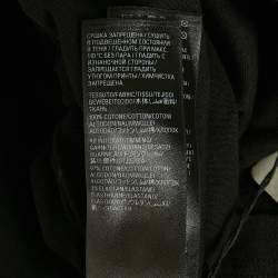 مملوكة مسبقًا Balenciaga Unisex Black Logo Print Cotton Oversized T-Shirt M