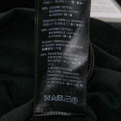 Pre Owned Balenciaga Unifit Black Rob Knit Political Campaign Destroyed Hoodie S