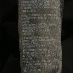 مملوكة مسبقًا Balenciaga Unisex Black Logo Print Jersey  Long Sleeve T-Shirt M