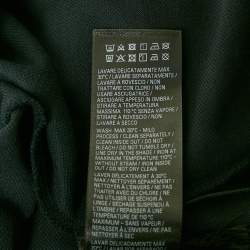 Pre Owned قميص بالنسياجا للرجال والنساء داكن أزرق لحملة سياسية بولو بيكيه مقاس وسط