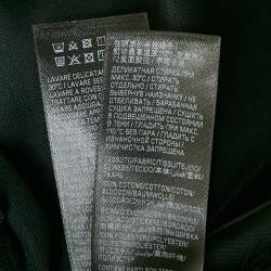 Pre Owned قميص بالنسياجا للرجال والنساء داكن أزرق لحملة سياسية بولو بيكيه مقاس وسط