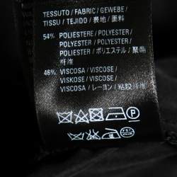 Balenciaga Black Synthetic Zip Paneled Sweatpants M