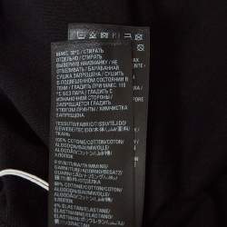 مملوكة مسبقًا Balenciaga X Adidas Black Cotton 3-Stripes Oversized T-Shirt M