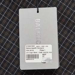 Pre Owned Balenciaga Multicolor Plaid Cotton Buttoned Up Shirt XS