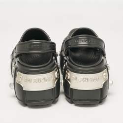 Balenciaga x Crocs Black Rubber Hardcrocs Sandals Size 40
