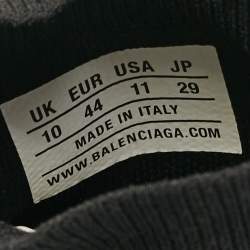 Balenciaga Black Knit Fabric Graffiti Speed Trainer Sneakers Size 44