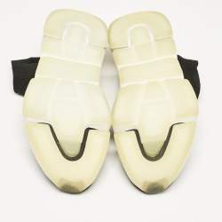 مملوكة مسبقًا Balenciaga Black Knit Fabric Speed 2.0 High Top Sneakers Size 41