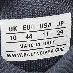 Pre Owned Balenciaga Grey Knit Fabric Speed 2.0 High Top Sneakers Size 44