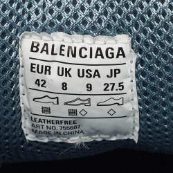 Balenciaga Blue Denim Triple S Mules Size 42