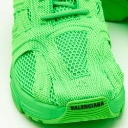 Balenciaga Neon Green Mesh Phantom Sneakers Size 45