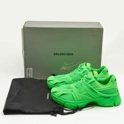 Balenciaga Neon Green Mesh Phantom Sneakers Size 45