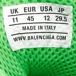 Balenciaga Neon Green Mesh Phantom Sneakers Size 45