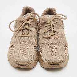 Pre Owned Balenciaga Dark Beige Mesh Phantom Sneakers Size 45