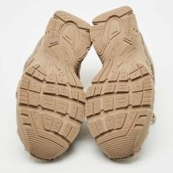 Pre Owned Balenciaga Dark Beige Mesh Phantom Sneakers Size 45