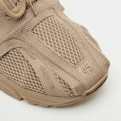 Pre Owned Balenciaga Dark Beige Mesh Phantom Sneakers Size 45