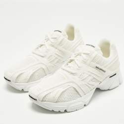 Pre Owned Balenciaga Phantom Size 42 White Mesh Low Top Sneakers