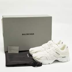 Pre Owned Balenciaga Phantom Size 42 White Mesh Low Top Sneakers