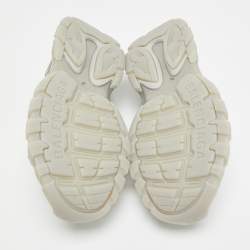 مملوكة مسبقً ا صندل بخطاف خلفي جلد صناعي ومطاط رمادي بالنسياغا تراك مقاس 43